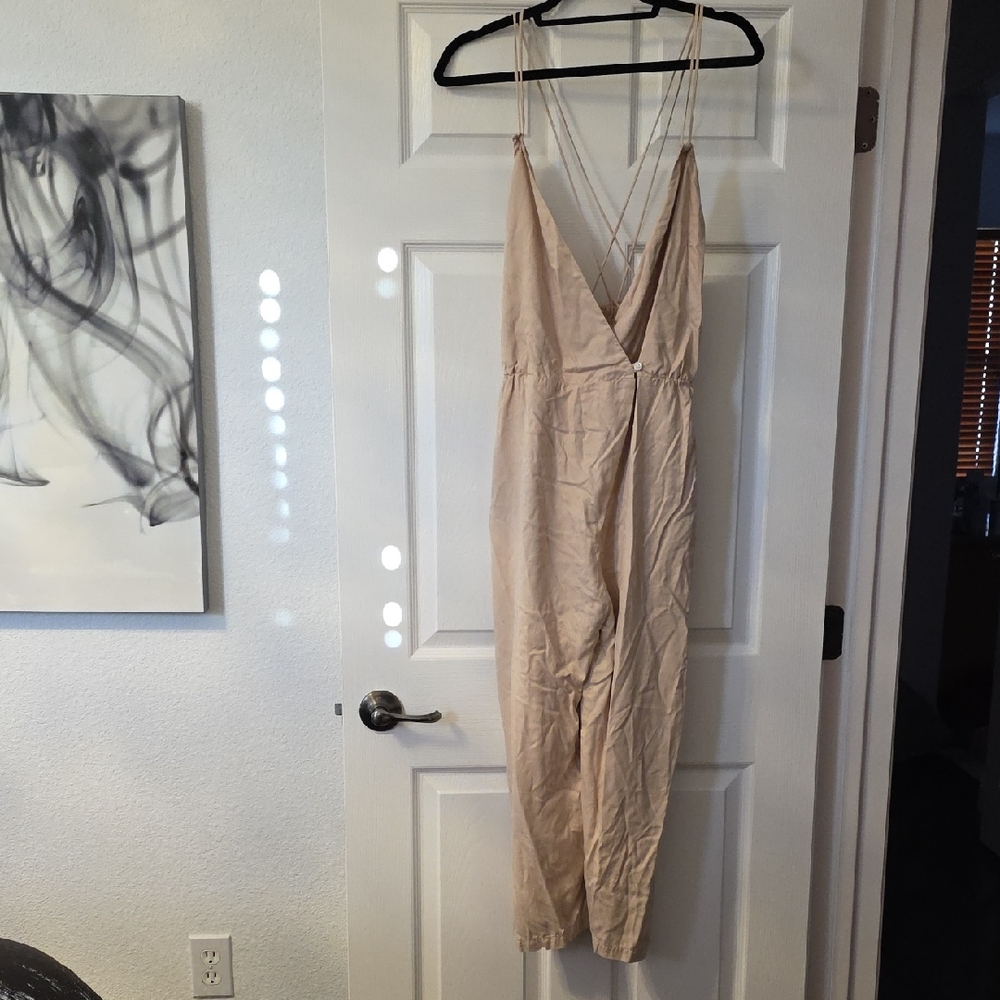 Elegant Beige Jumpsuit